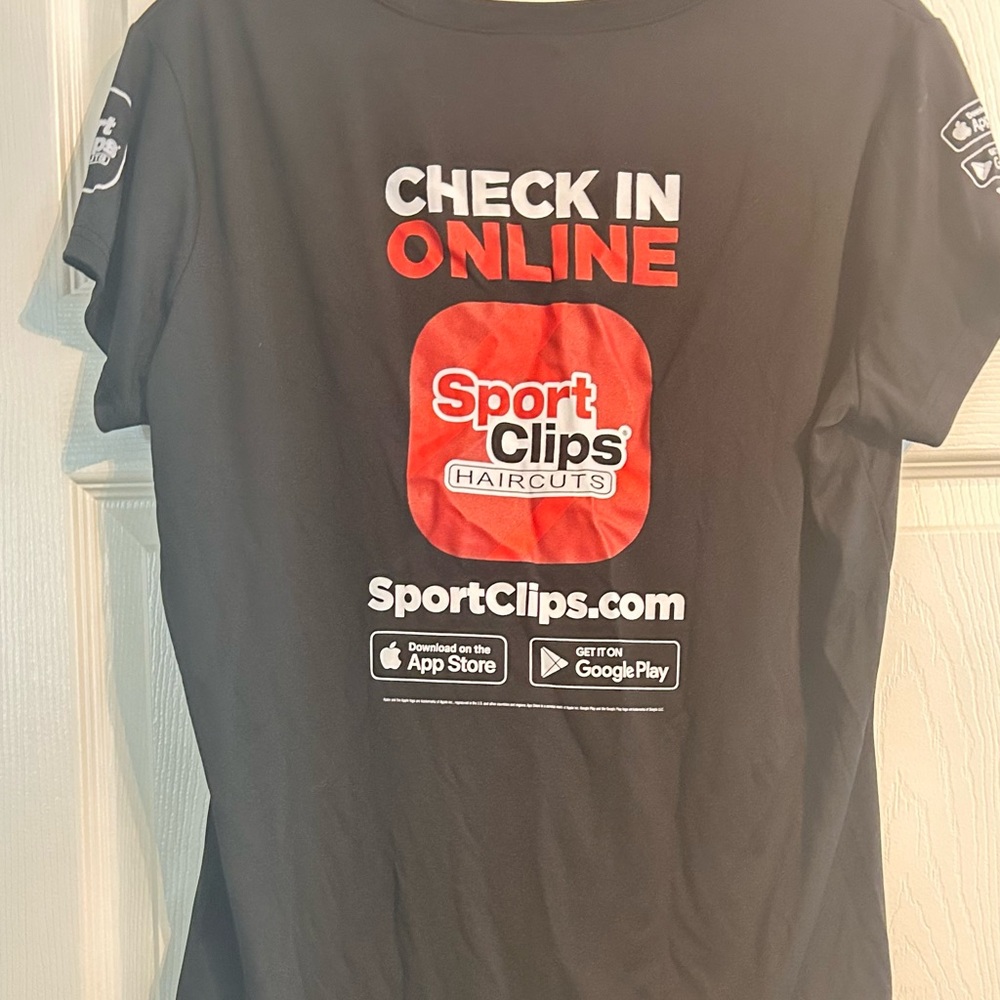 Sport Clips Black T-Shirt